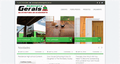 Desktop Screenshot of madeireiragerais.com.br